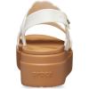 imageCrocs Womens Brooklyn Woven Low Wedge SandalsChalk Woven