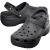 imageCrocs Womens Classic Graphic Platform Clogs Black Sand 8