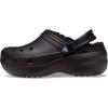 imageCrocs Womens Classic Lined Platform ClogsBlack