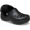 imageCrocs Womens Classic Lined Platform ClogsBlack Fuzzy