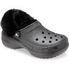 imageCrocs Womens Classic Lined Platform ClogsBlack Glitter