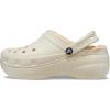 imageCrocs Womens Classic Lined Platform ClogsBone