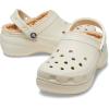 imageCrocs Womens Classic Lined Platform ClogsBone