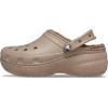 imageCrocs Womens Classic Lined Platform ClogsMushroom