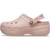 imageCrocs Womens Classic Lined Platform ClogsPink Clay
