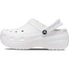 imageCrocs Womens Classic Lined Platform ClogsWhite