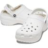 imageCrocs Womens Classic Lined Platform ClogsWhite