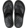 imageCrocs Womens Getaway Triangle Flip FlopsBlackBlack