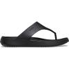 imageCrocs Womens Getaway Triangle Flip FlopsBlackBlack