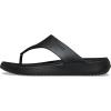 imageCrocs Womens Getaway Triangle Flip FlopsBlackBlack