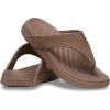imageCrocs Womens Getaway Triangle Flip FlopsLatte Gems