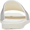 imageCrocs Womens Miami SlideMetallic Chalk