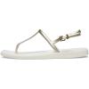imageCrocs Womens Miami Thong SandalMetallic Chalk
