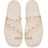 imageCrocs Womens Miami Toe Loop Sandal FlatAlmond Tint