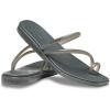 imageCrocs Womens Miami Toe Loop Sandal FlatCarbon Jelly
