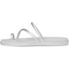 imageCrocs Womens Miami Toe Loop Sandal FlatMetallic Silver