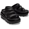 imageCrocs unisexadult Mega Crush Triple Strap SandalBlack