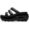 imageCrocs unisexadult Mega Crush Triple Strap SandalBlack