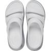 imageCrocs unisexadult Mega Crush Triple Strap SandalMoonlightSilver Metallic