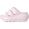 imageCrocs unisexadult Mega Crush Triple Strap SandalPink Milk