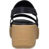 imageCrocs womens Brooklyn Sky Sandals Wedge SandalsBlackCashew