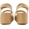 imageCrocs womens Brooklyn Sky Sandals Wedge SandalsCashew