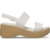 imageCrocs womens Brooklyn Sky Sandals Wedge SandalsFrappeCashew