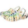 imageCrocs UnisexAdult Classic Graphic ClogsMultiGreen Tie Dye