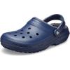 imageCrocs UnisexAdult Classic Lined ClogNavyCharcoal