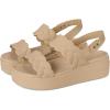 imageCrocs Womens Brooklyn Woven Low Wedge SandalsChai