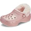 imageCrocs Womens Classic Lined Platform ClogsQuartz Glitter