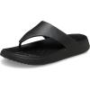 imageCrocs Womens Getaway Triangle Flip FlopsBlackBlack