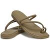 imageCrocs Womens Miami Toe Loop Sandal FlatSepia Metallic