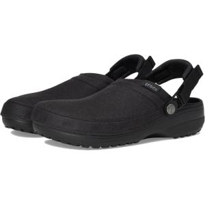 imageCrocs Classic Crafted Canvas ClogsBlack Suede