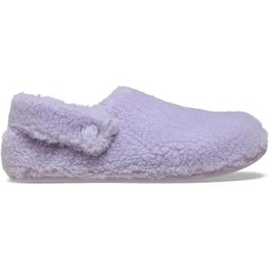 imageCrocs UnisexAdult Classic Cozzzy Slipper Fuzz Lined House Slippers for Women and MenLavender