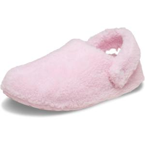 imageCrocs UnisexAdult Classic Cozzzy Slipper Fuzz Lined House Slippers for Women and MenPink Milk