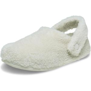 imageCrocs UnisexAdult Classic Cozzzy Slipper Fuzz Lined House Slippers for Women and MenStucco