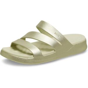 imageCrocs Women Getaway Strappy SandalsChampagne Metallic