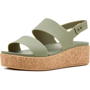 imageCrocs Womens Brooklyn Cork Low WedgeCargo