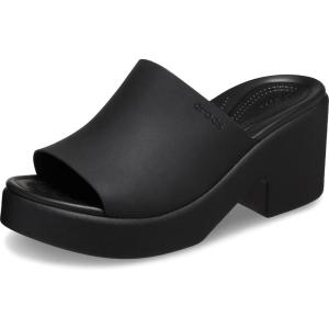 imageCrocs Womens Brooklyn Slide Heel SandalsBlackBlack
