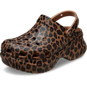 imageCrocs Womens Classic Bae ClogsSepiaLeopard
