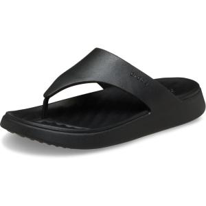 imageCrocs Womens Getaway Triangle Flip FlopsBlackBlack