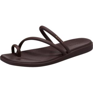 imageCrocs Womens Miami Toe Loop Sandal FlatCoffee