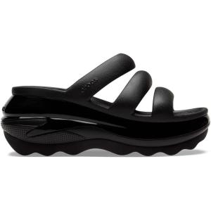 imageCrocs unisexadult Mega Crush Triple Strap SandalBlack