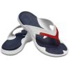 imageCrocs Athens Thong SandalWhite Red Navy