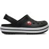 imageCrocs Kids Crocband Lightweight SlipOn ClogsBlackWhite