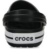 imageCrocs Kids Crocband Lightweight SlipOn ClogsBlackWhite