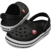 imageCrocs Kids Crocband Lightweight SlipOn ClogsBlackWhite
