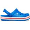 imageCrocs Kids Crocband Lightweight SlipOn ClogsBlue Bolt
