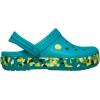 imageCrocs Kids Crocband Lightweight SlipOn ClogsGlow ConfettiTurbo Teal